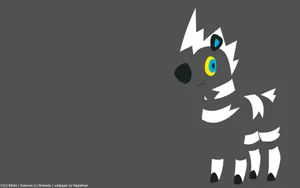 Blitzle Gray Vector Art Wallpaper