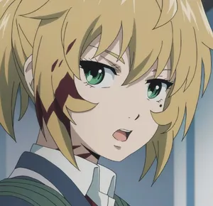 Blonde Anime Character Green Eyes Wallpaper