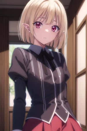Blonde Anime Elfin Uniform Wallpaper