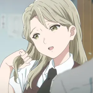 Blonde Anime Girl Smiling Miki Kawai Wallpaper