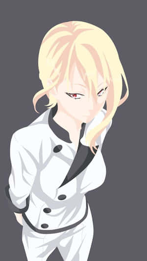 Blonde Chef Anime Character Alice Nakiri Wallpaper