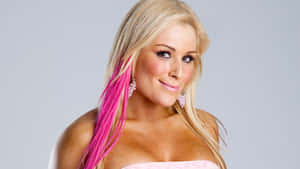 Blonde Divawith Pink Highlights Wallpaper