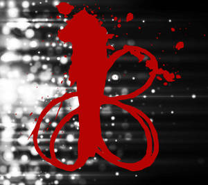 Bloody Letter B Wallpaper