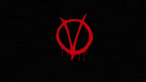 Bloody Letter V Wallpaper