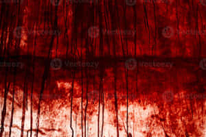 Bloody Red Background With Blood Dripping Down Wallpaper