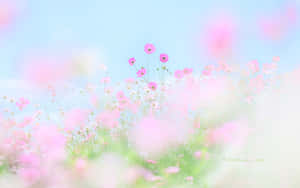 Blooming Spring Pastel Wonderland Wallpaper