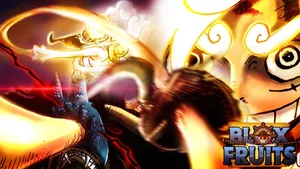 Blox Fruits Battle Scene Wallpaper