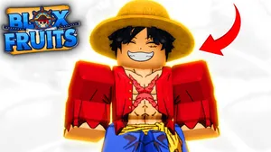 Blox Fruits Character Smile Wallpaper