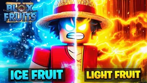 Blox Fruits Ice Light Powers Wallpaper