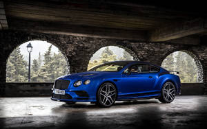 Blue 2017 Continental Gt Bentley Hd Wallpaper