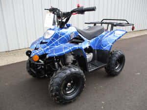 Blue A T V Quad Bike Wallpaper