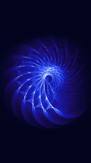 Blue_ Abstract_ Fractal_ Art Wallpaper