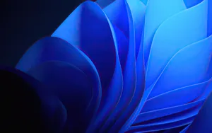 Blue Abstract Windows Background Wallpaper