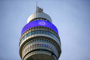 Blue Aesthetic Bt Tower Desktop Wallpaper