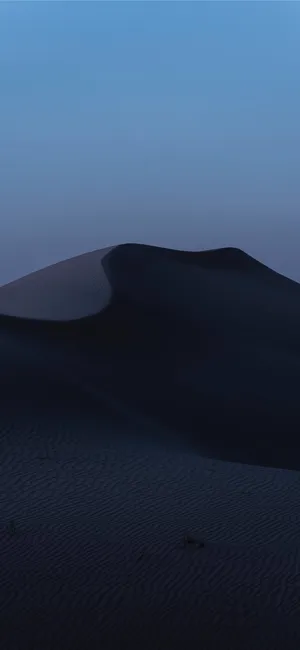 Blue Aesthetic Desert Iphone Wallpaper