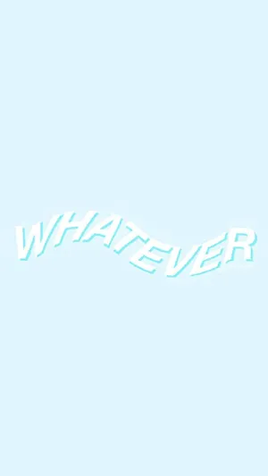 Blue Aesthetic: Whatever You Need Wallpaper