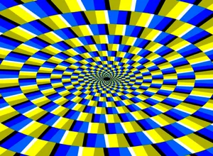 Blue And Green Boxes Cool Optical Illusions Wallpaper