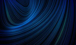 Blue And Green Lines On A Black Background Wallpaper