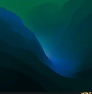 Blue And Green Macos Monterey Wallpaper