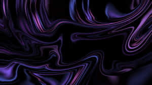 Blue And Purple Wavy Lines Wallpaper