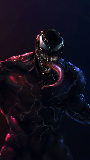 Blue And Red 4k Ultra Hd Venom Wallpaper