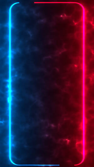 Blue And Red Neon Aesthetic Iphone Wallpaper