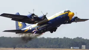 Blue Angels Lockheed C-130 Hercules Wallpaper