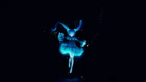 Blue Anime Hatsune Miku Wallpaper