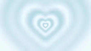 Blue Aura Heart Energy Wallpaper
