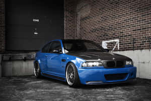 Blue_ B M W_ E46_ M3_ Urban_ Backdrop.jpg Wallpaper