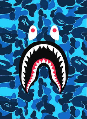 Blue Bape Camo Wallpaper Wallpaper