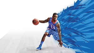 Blue Basketball! Wallpaper