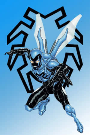 Blue Beetle Comic Art Wallpaper
