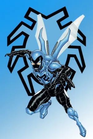 Blue Beetle Comic Art Wallpaper