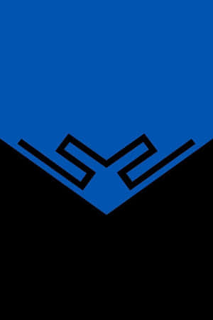 Blue Beetle Symbol Art Wallpaper