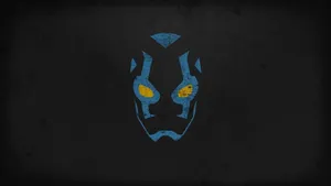 Blue Beetle Symbol Artwork Wallpaper