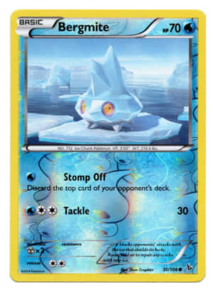 Blue Bergmite Card Wallpaper