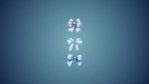 Blue Bow Collection Wallpaper
