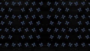 Blue Bow Pattern Design Wallpaper