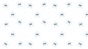 Blue Bow Pattern Design Wallpaper