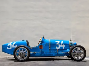 Blue Bugatti Type 35 Side Iphone Wallpaper