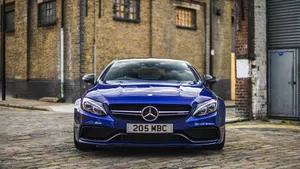 Blue C63 Amg Mercedes Benz 4k Wallpaper