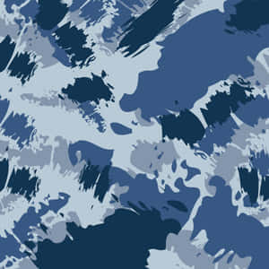 Blue Camo For The Win Wallpaper