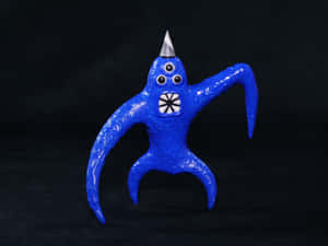 Blue Clay Octopus Figure Wallpaper