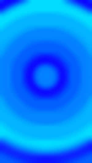 Blue Concentric Circles Abstract Wallpaper
