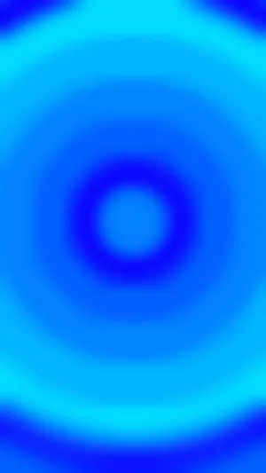 Blue Concentric Circles Abstract Wallpaper