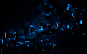 Blue_ Cubes_ Abstract_ Motion Wallpaper