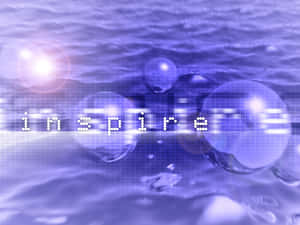 Blue Cybercore Inspire Water Aesthetic.jpg Wallpaper