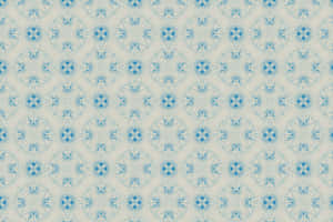 Blue Damask Pattern Background Wallpaper