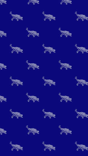 Blue Dinosaur Pattern Background Wallpaper